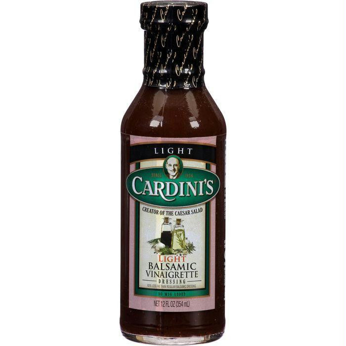 Cardini's Light Balsamic Vinaigrette Dressing 12 fl. Oz (Pack of 6)