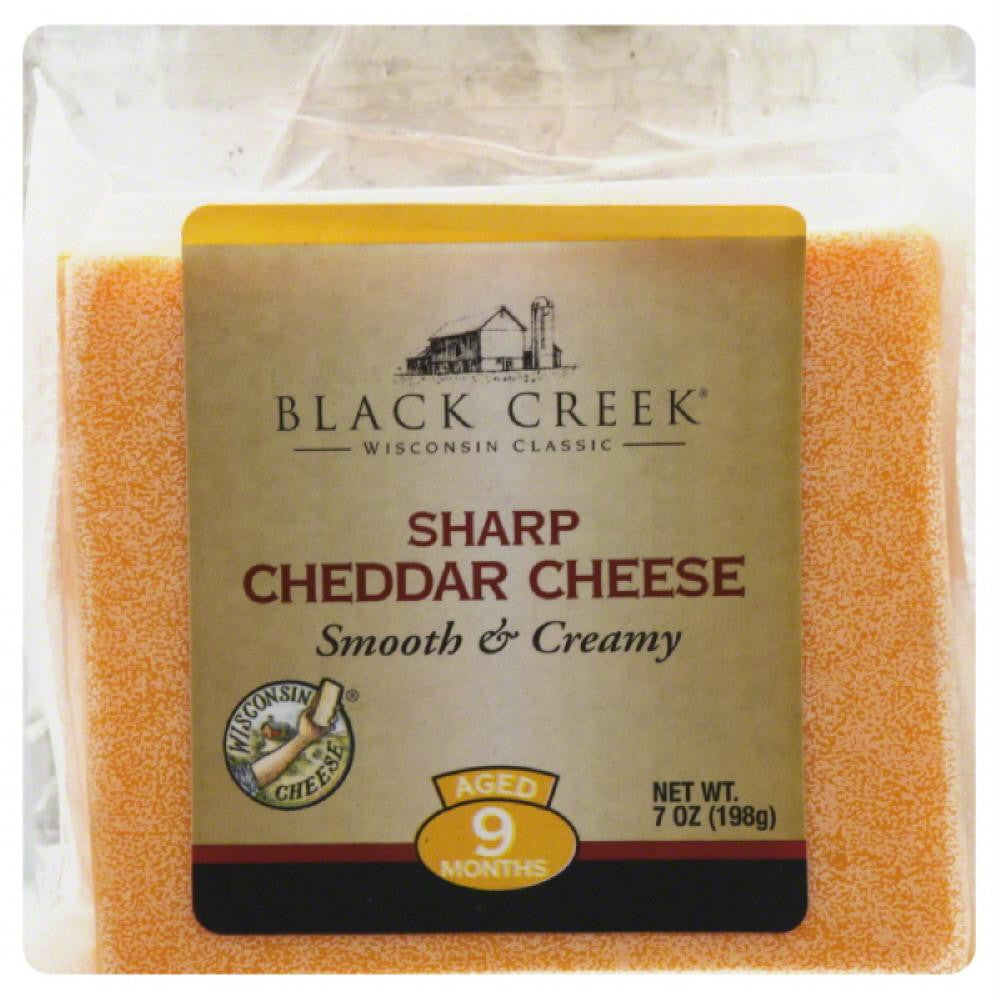 Black Creek Sharp Cheddar Cheese, 7 Oz (Pack of 18)