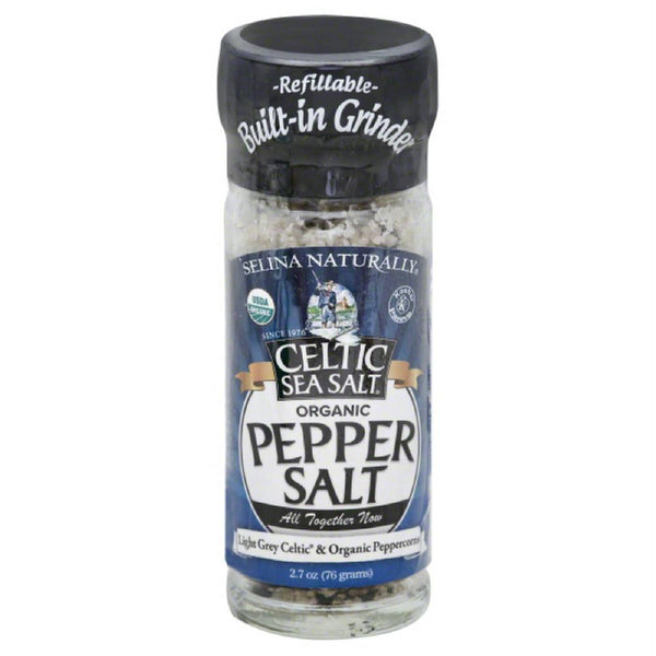 Celtic Sea Salt & Organic Pepper Mini-Grinder Set