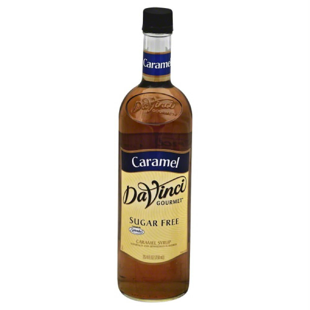 DaVinci Gourmet Sugar Free Caramel Syrup, 25.4 Oz (Pack of 12)