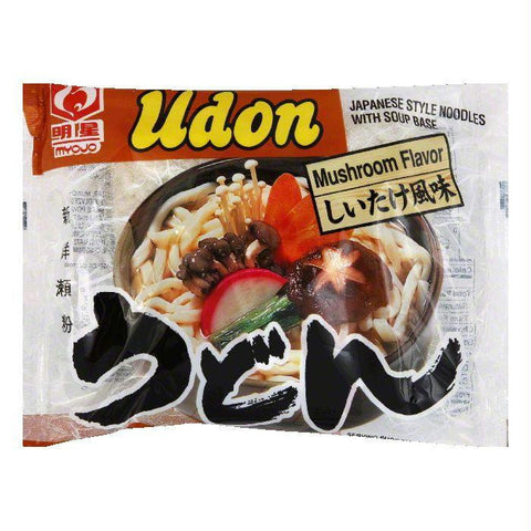 Myojo Udon Noodles Mushroom Flavor, 7.25 OZ (Pack of 30)