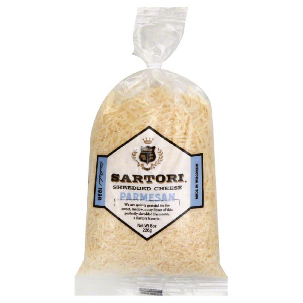 Sartori Parmesan Shredded Cheese, 8 Oz (Pack of 16)