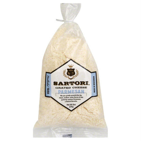 Sartori Parmesan Grated Cheese, 8 Oz (Pack of 16)