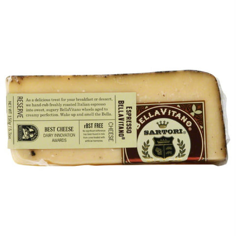 Sartori Espresso Bella Vitano Cheese, 5.3 Oz (Pack of 12)