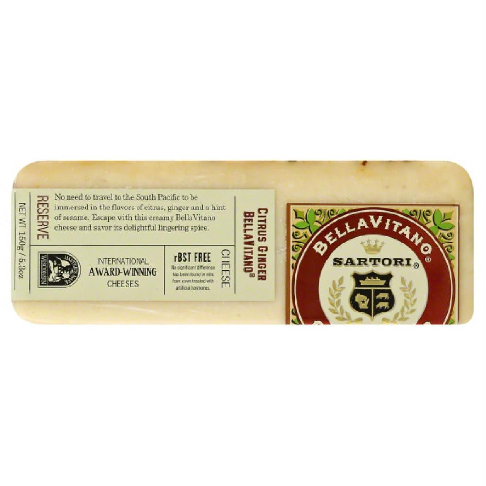 BellaVitano Citrus Ginger BellaVitano Cheese, 5.3 Oz (Pack of 12)