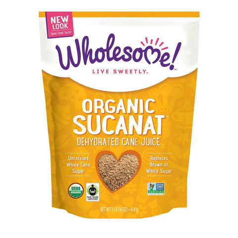 Wholesome Sweeteners Organic Sucanat, 16 Oz (Pack of 12)