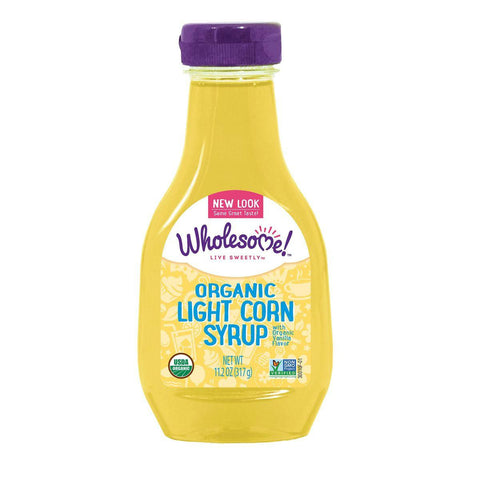 Wholesome Sweeteners Organic Light Corn Syrup, 11.2 Oz (Pack of 6)