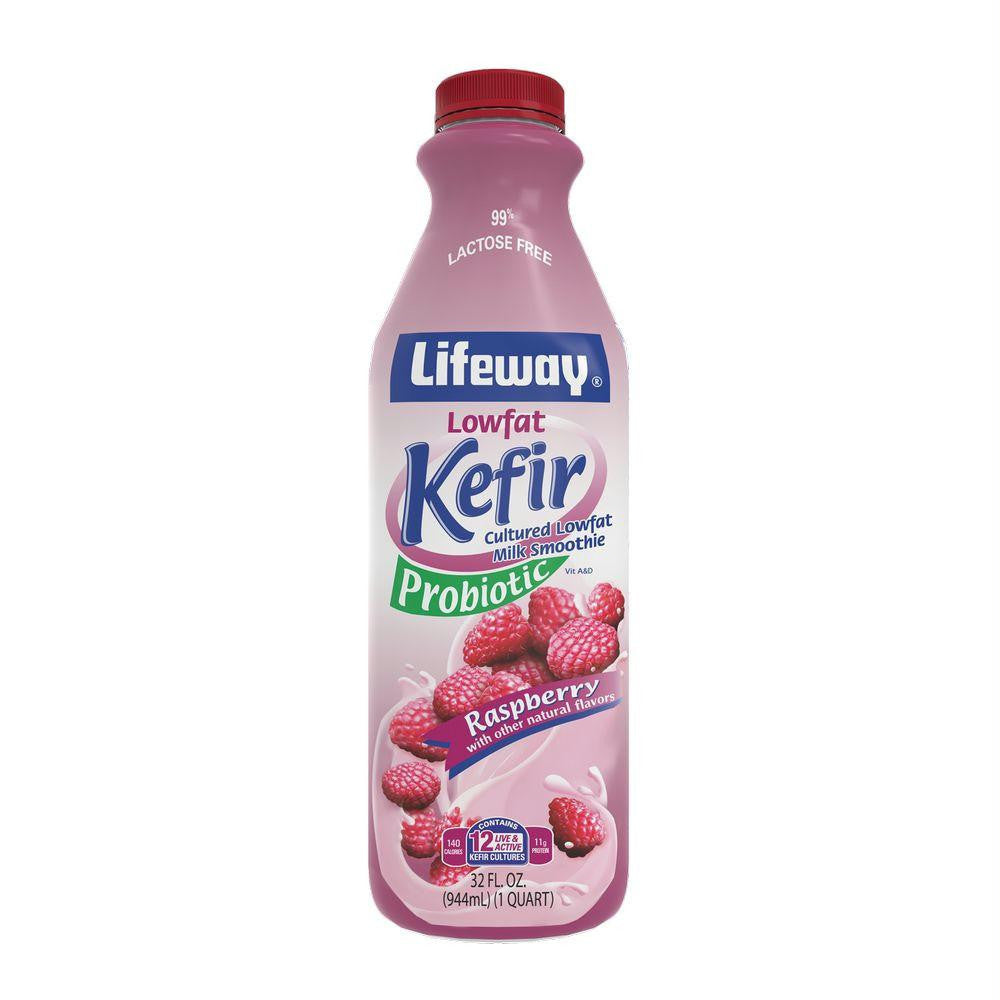 Lifeway Low Fat Raspberry, 32 Oz (Pack of 6)