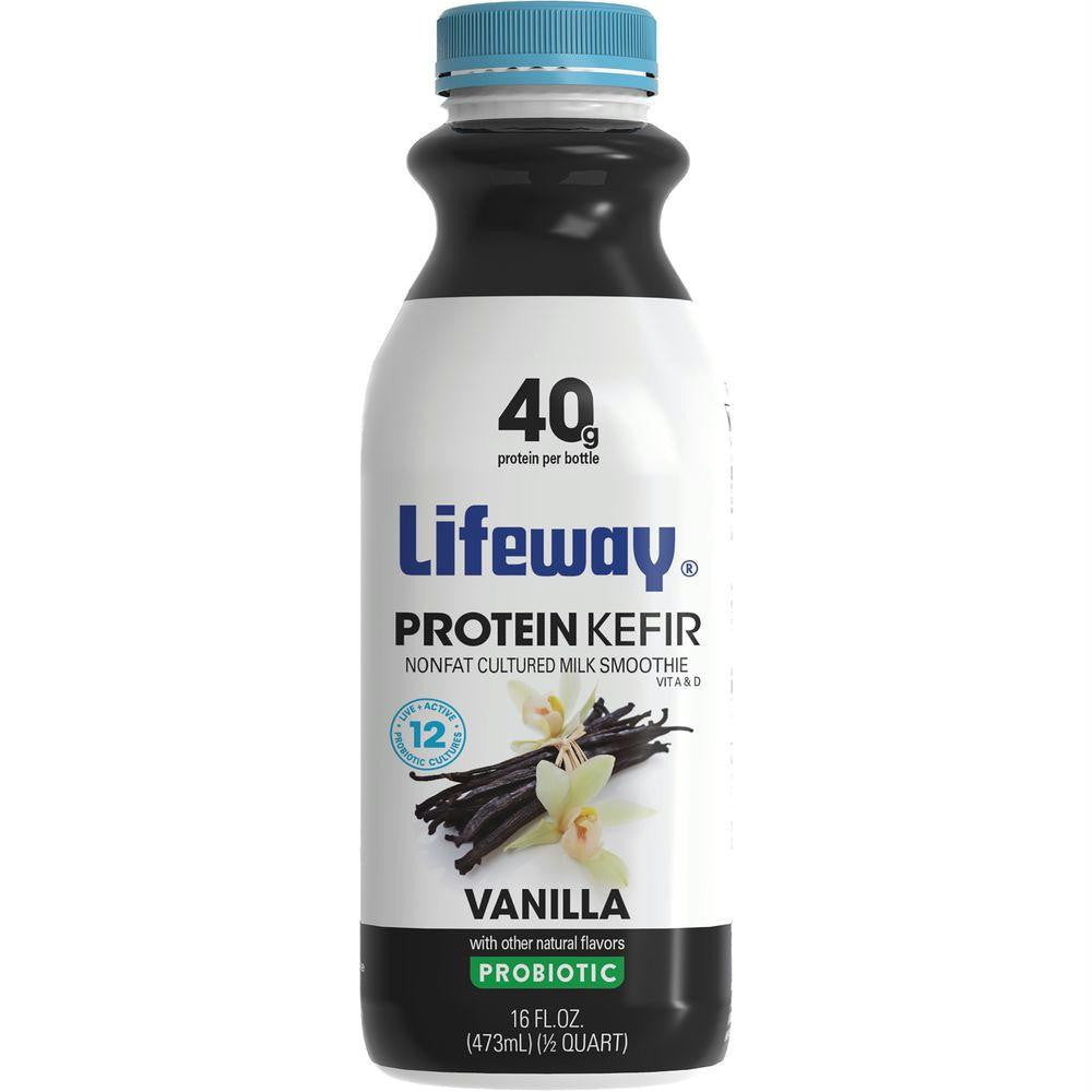 Lifeway Protein Kefir Vanilla, 16 Oz (Pack of 6)