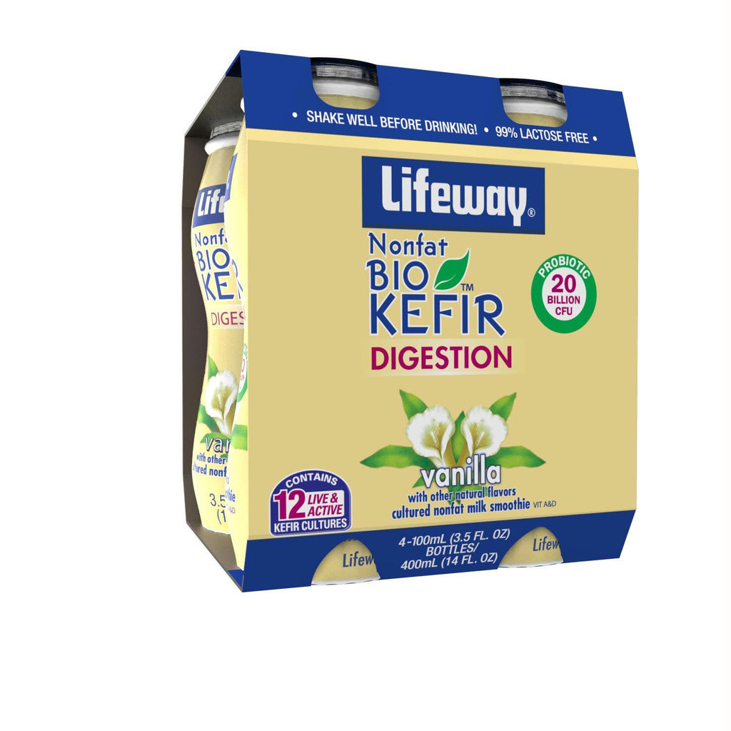 Lifeway BioKefir Vanilla, 3.5 Oz (Pack of 6)