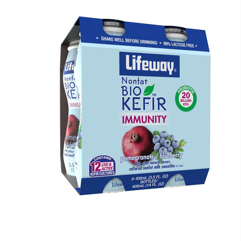 Lifeway BioKefir Pomegranate Blueberry, 3.5 Oz (Pack of 6)