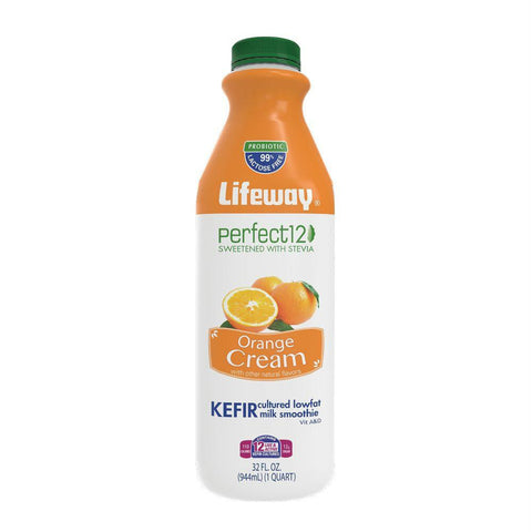 Lifeway Perfect 12 Orange Cream, 32 Oz (Pack of 6)