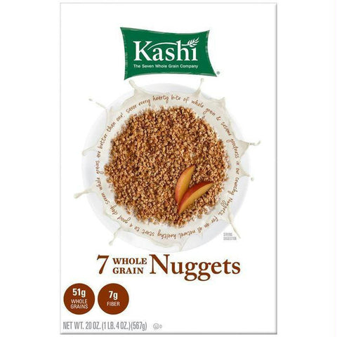 Kashi 7 Whole Grain Nuggets Cereal 20 Oz  (Pack of 12)