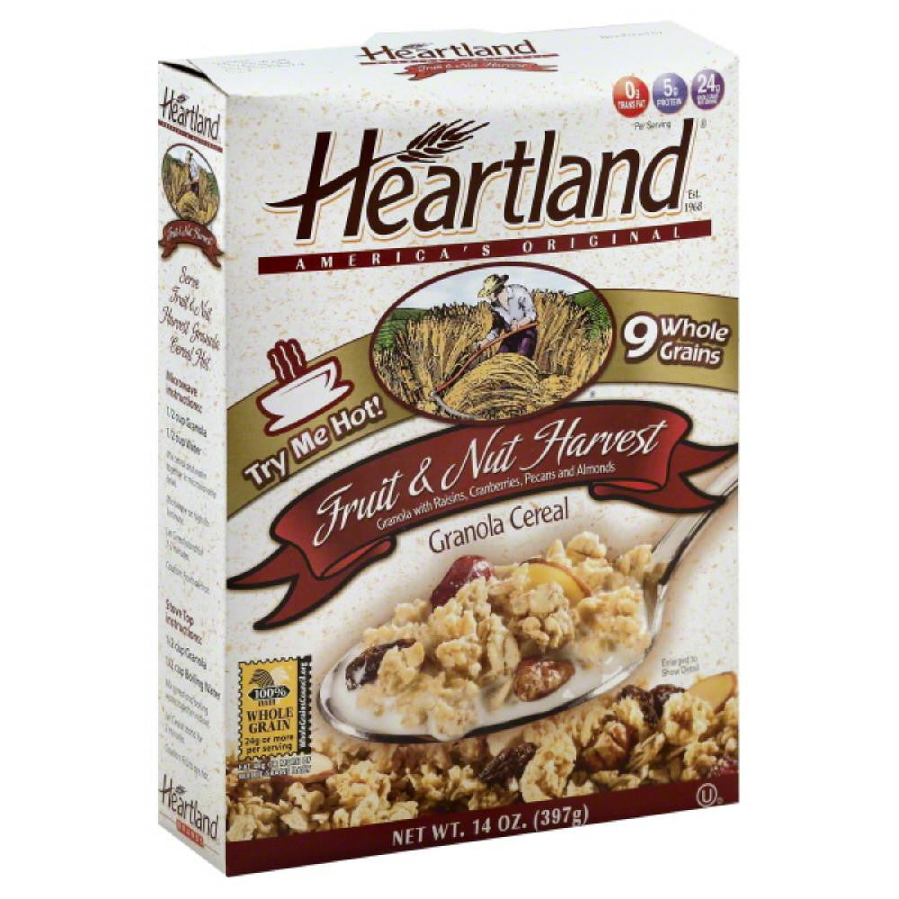 Heartland Fruit & Nut Harvest Granola Cereal, 14 Oz (Pack of 6)