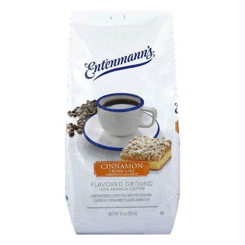 Entenmanns Cinnamon Crumb Cake Ground Coffee, 10 OZ (Pack of 6)