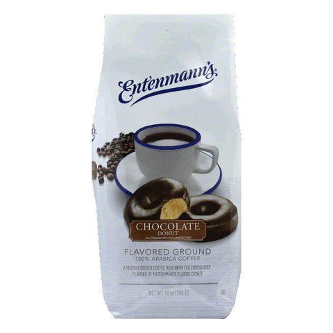 Entenmanns Chocolate Donut Ground Coffee, 10 OZ (Pack of 6)