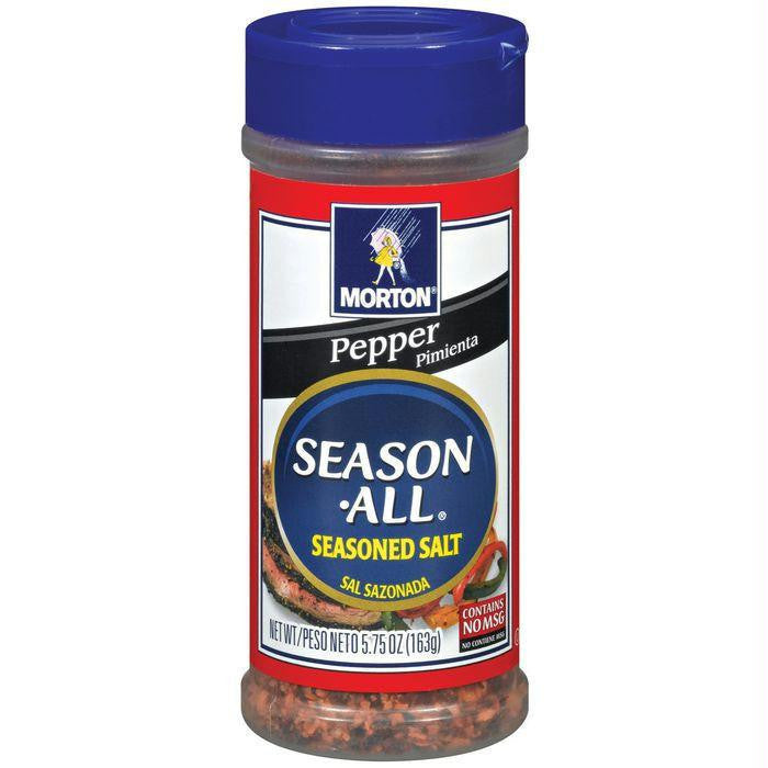 Morton Season All W-Pepper Season-All 5.75 Oz Plastic  (Pack of 12)