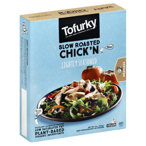 Tofurky Lightly Seasoned Slow Roasted Chick'n, 8 Oz (Pack of 5)