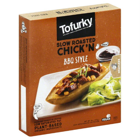 Tofurky BBQ Style Slow Roasted Chick'n, 8 Oz (Pack of 5)