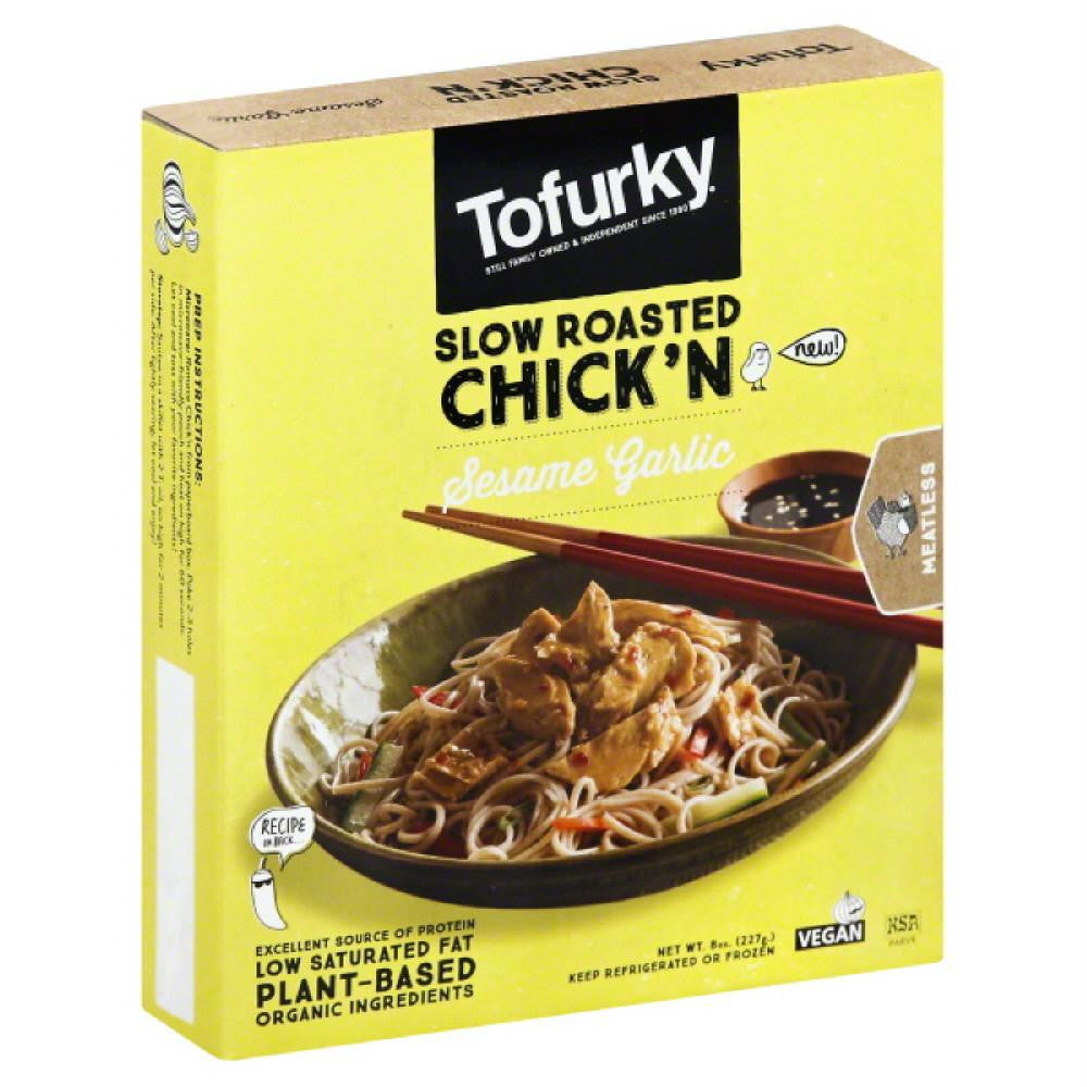 Tofurky Sesame Garlic Slow Roasted Chick'n, 8 Oz (Pack of 5)