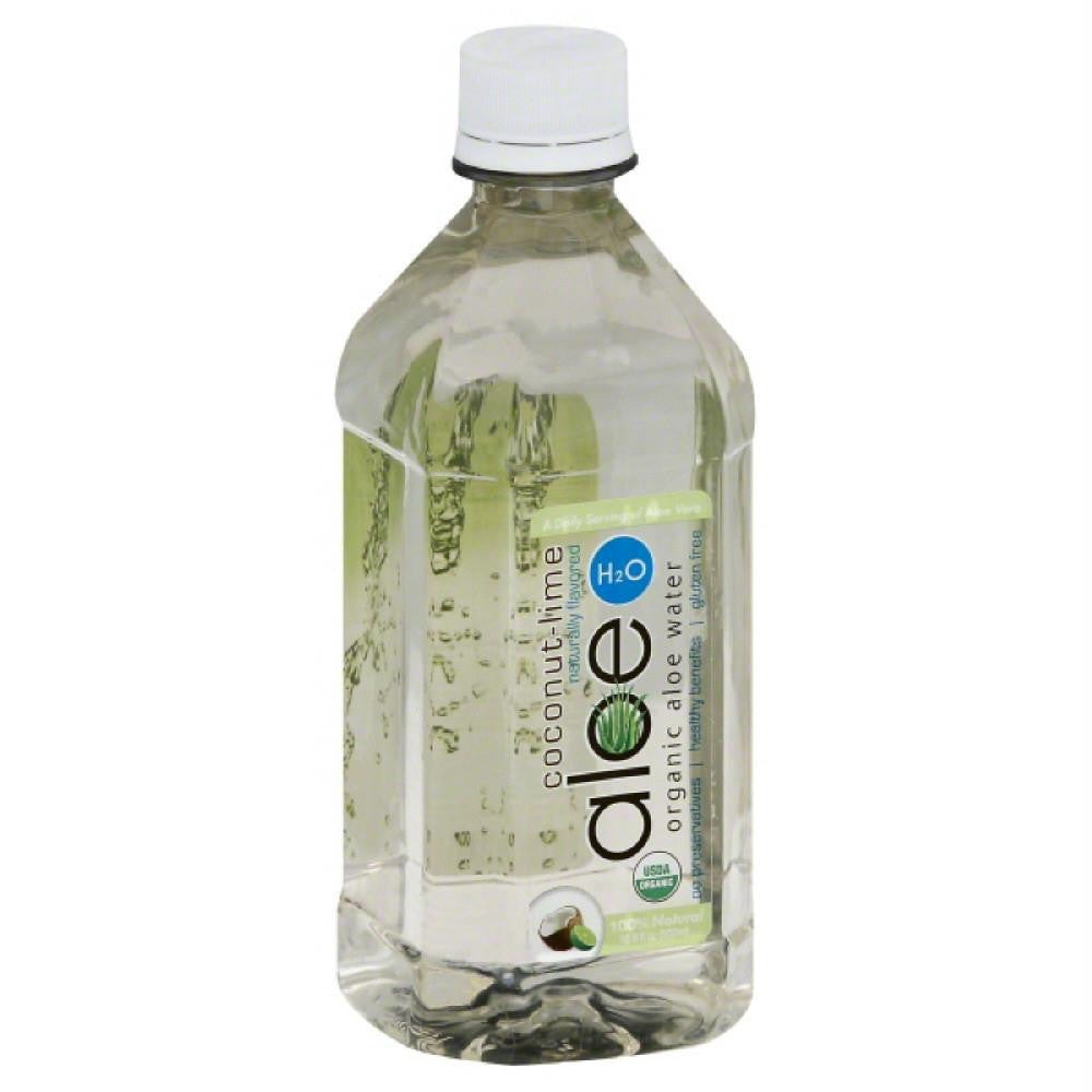 Aloe H2O Coconut-Lime Organic Aloe Water, 16.9 Oz (Pack of 12)