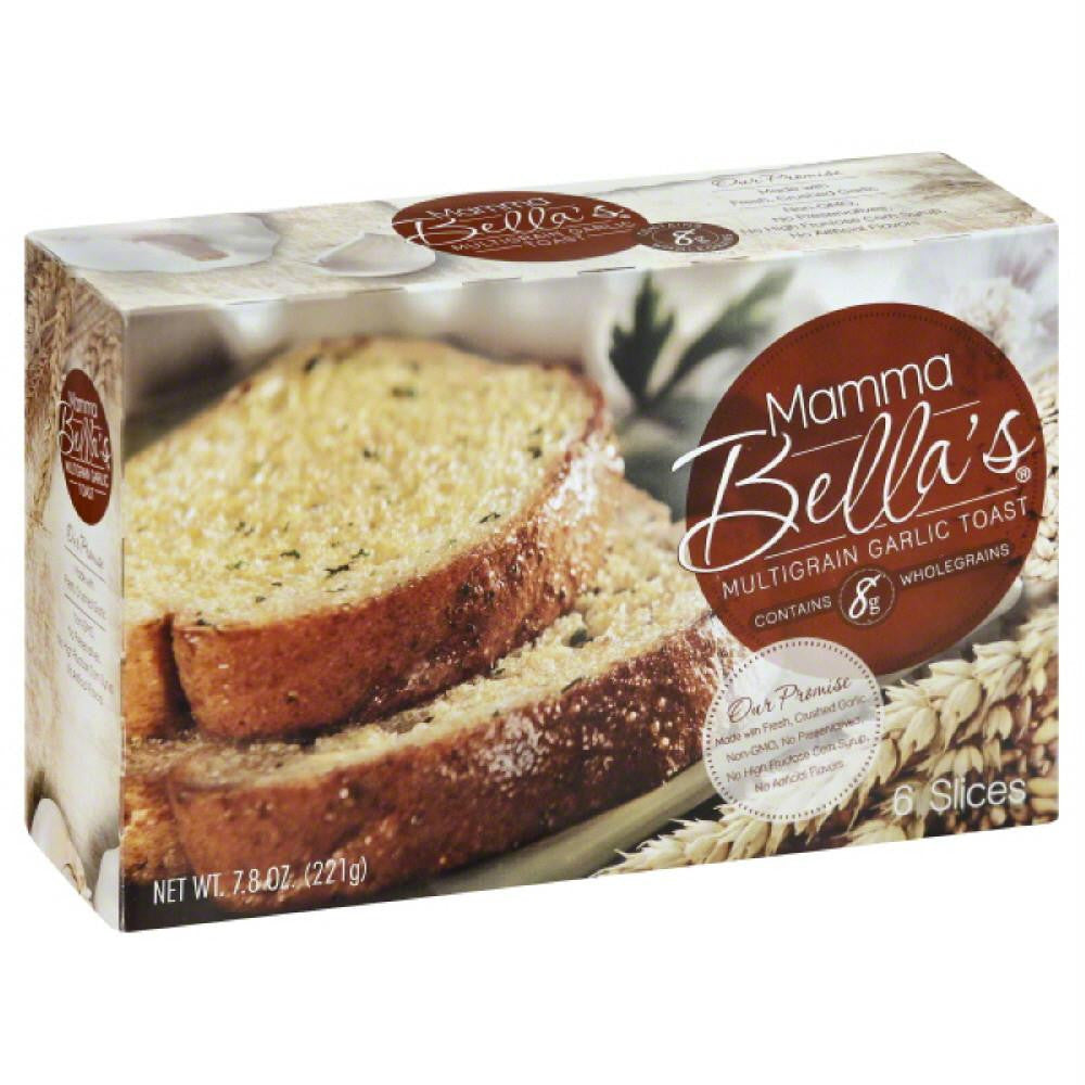 Mamma Bellas Multigrain Garlic Toast, 7.8 Oz (Pack of 8)