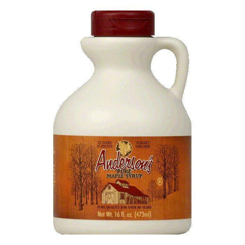 Ander Pure Pure Maple Syrup Grade A Jug, 16 OZ (Pack of 6)