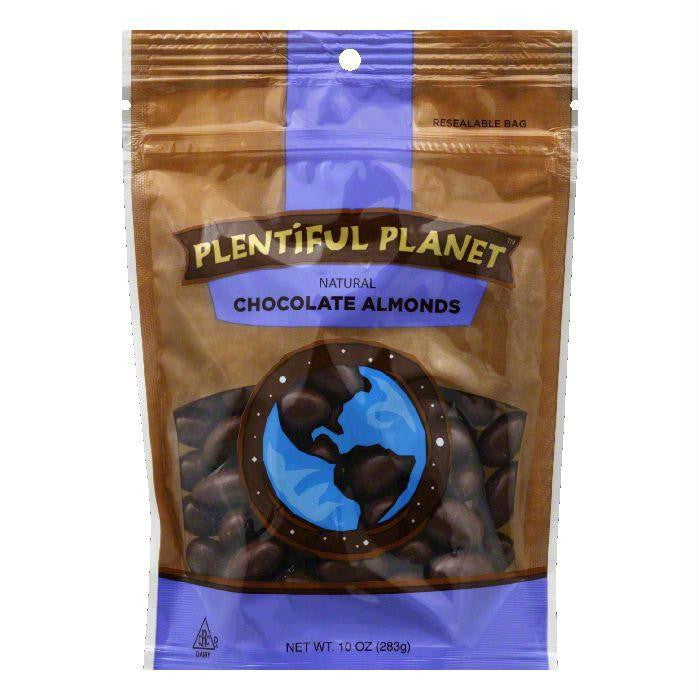 Plentiful Planet Chocolate Almond Bag, 10 OZ (Pack of 6)