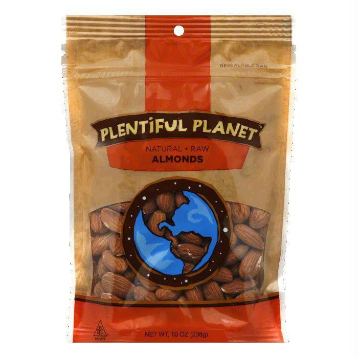 Plentiful Planet Raw Almonds, 10 Oz (Pack of 6)