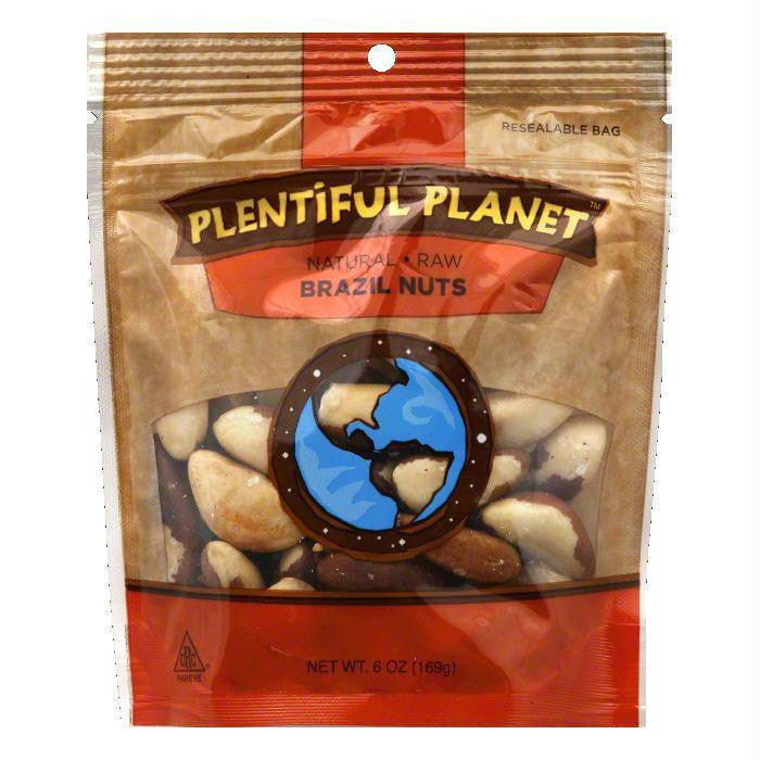 Plentiful Planet Brazil Raw Nut Bag, 6 OZ (Pack of 6)