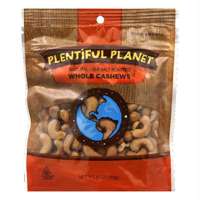 Plentiful Pantry Nut Cashew 320 Roasted and Salted Bag, 6 OZ (Pack of 6)