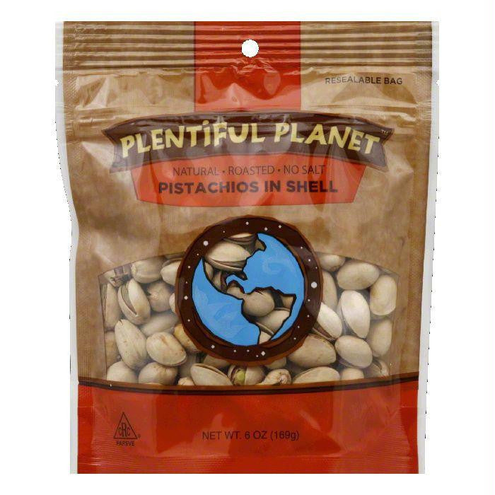 Plentiful Planet Roasted In Shell Pistachios, 6 OZ (Pack of 6)