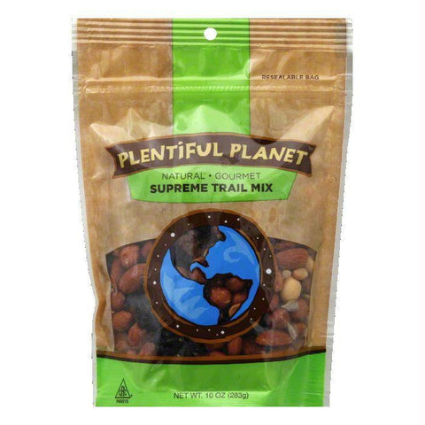 Plentiful Planet Gourmet Supreme Trail Mix Bag, 10 OZ (Pack of 6)