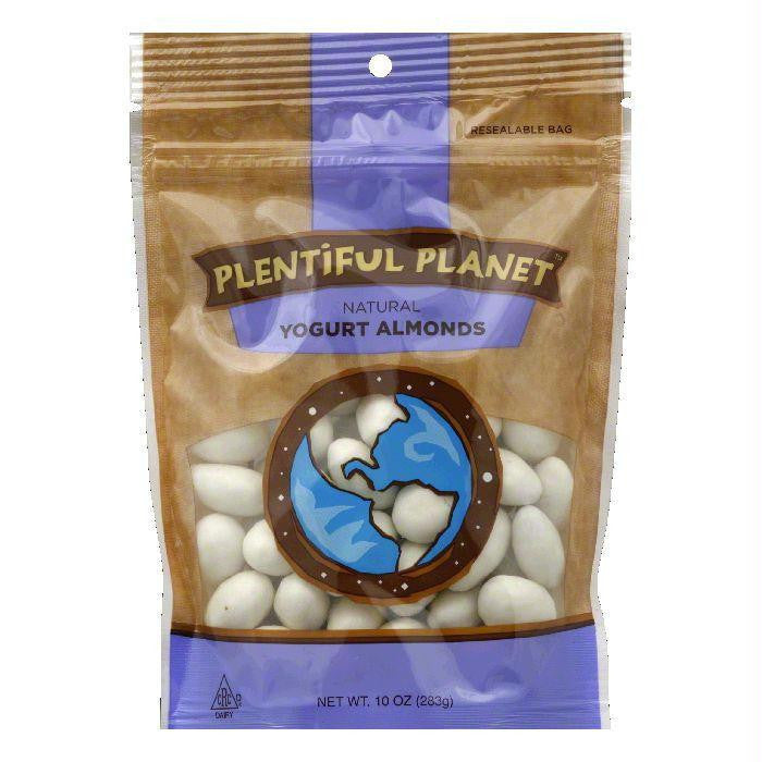 Plentiful Planet Yogurt Almond Snack Bag, 10 OZ (Pack of 6)