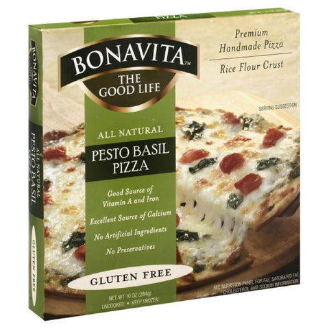 Bonavita Pesto Basil Gluten Free Pizza, 10 Oz (Pack of 6)