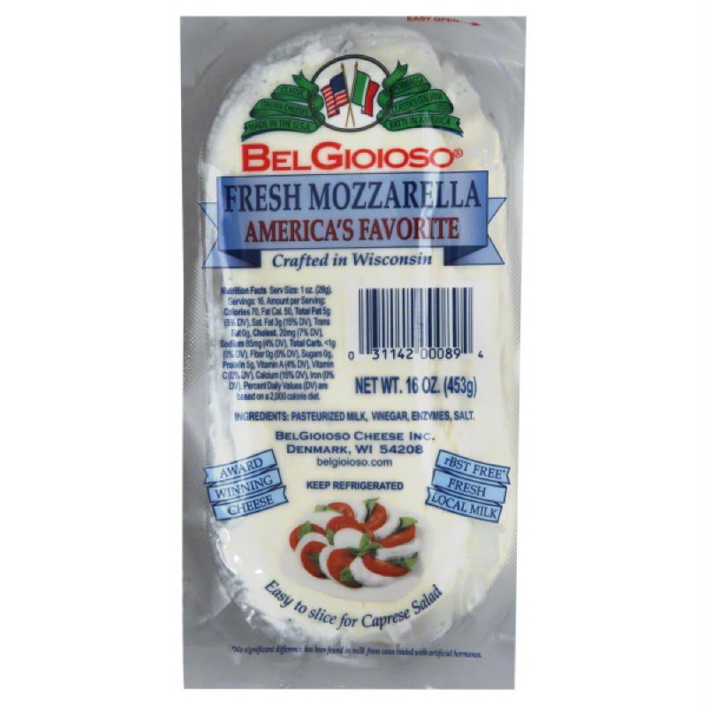 BelGioioso Fresh Mozzarella, 16 Oz (Pack of 8)