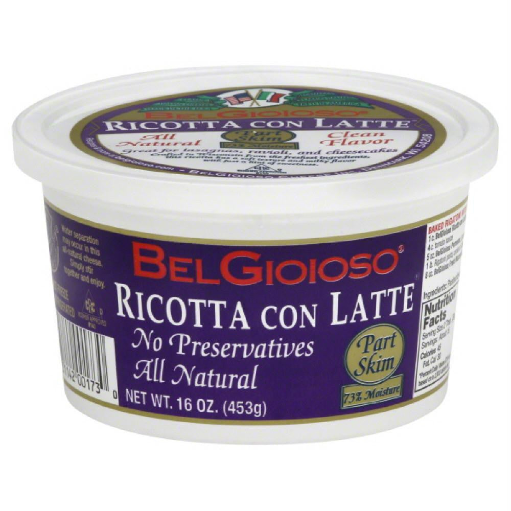 BelGioioso Ricotta Con Latte, 1 Lb (Pack of 6)