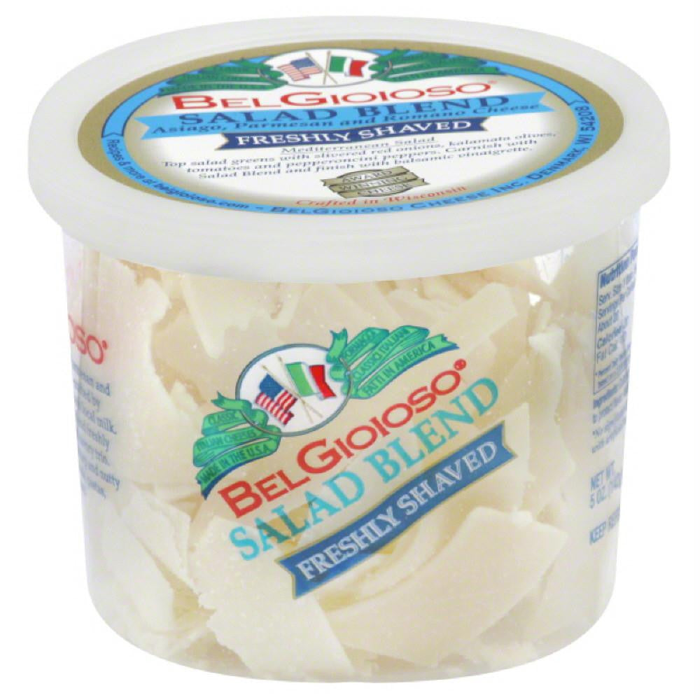 BelGioioso Salad Blend Freshly Shaved Cheese, 5 Oz (Pack of 12)