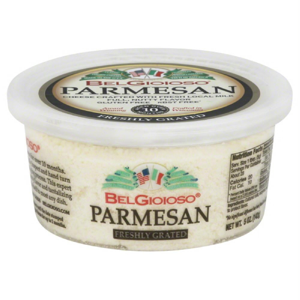 BelGioioso Parmesan Freshly Grated Cheese, 5 Oz (Pack of 12)