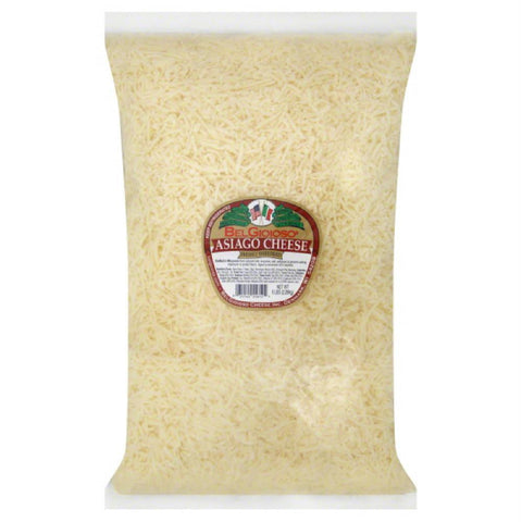 BelGioioso Asiago Shredded Cheese, 5 Lb (Pack of 4)