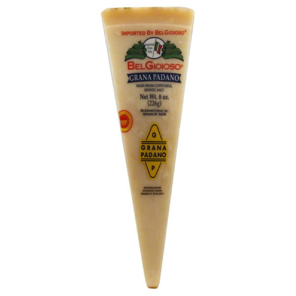 BelGioioso Grana Padano Cheese, 8 Oz (Pack of 12)