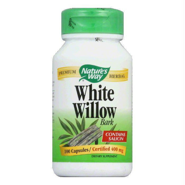 Natures Way Capsules 400 mg White Willow Bark, 100 ea