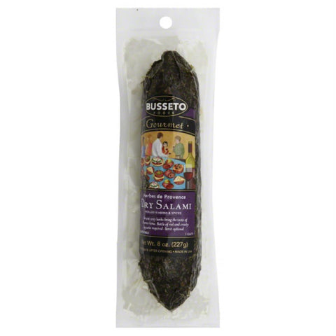 Busseto Herbes de Provence Dry Salami, 8 Oz (Pack of 15)