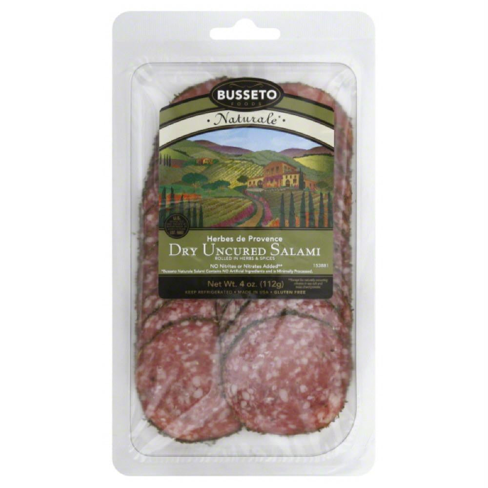 Busseto Herbes de Provence Uncured Dry Salami, 4 Oz (Pack of 12)