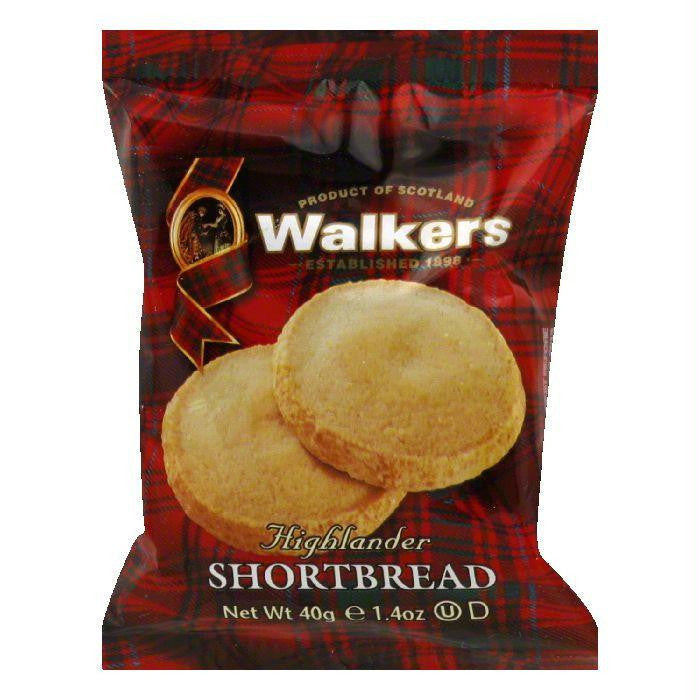 Walkers Shortbread Highlander single serving pack, 1.4 OZ (Pack of 24)