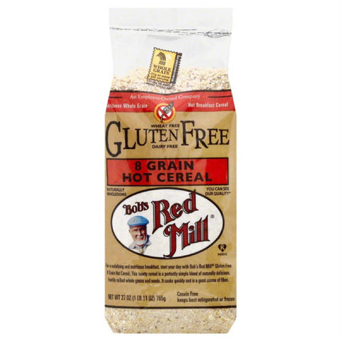 Bobs Red Mill Gluten Free 8 Grain Hot Cereal, 27 Oz (Pack of 4)