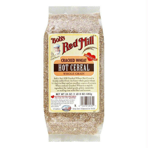 Bobs Red Mill Wheat Cracked, 24 OZ (Pack of 4)