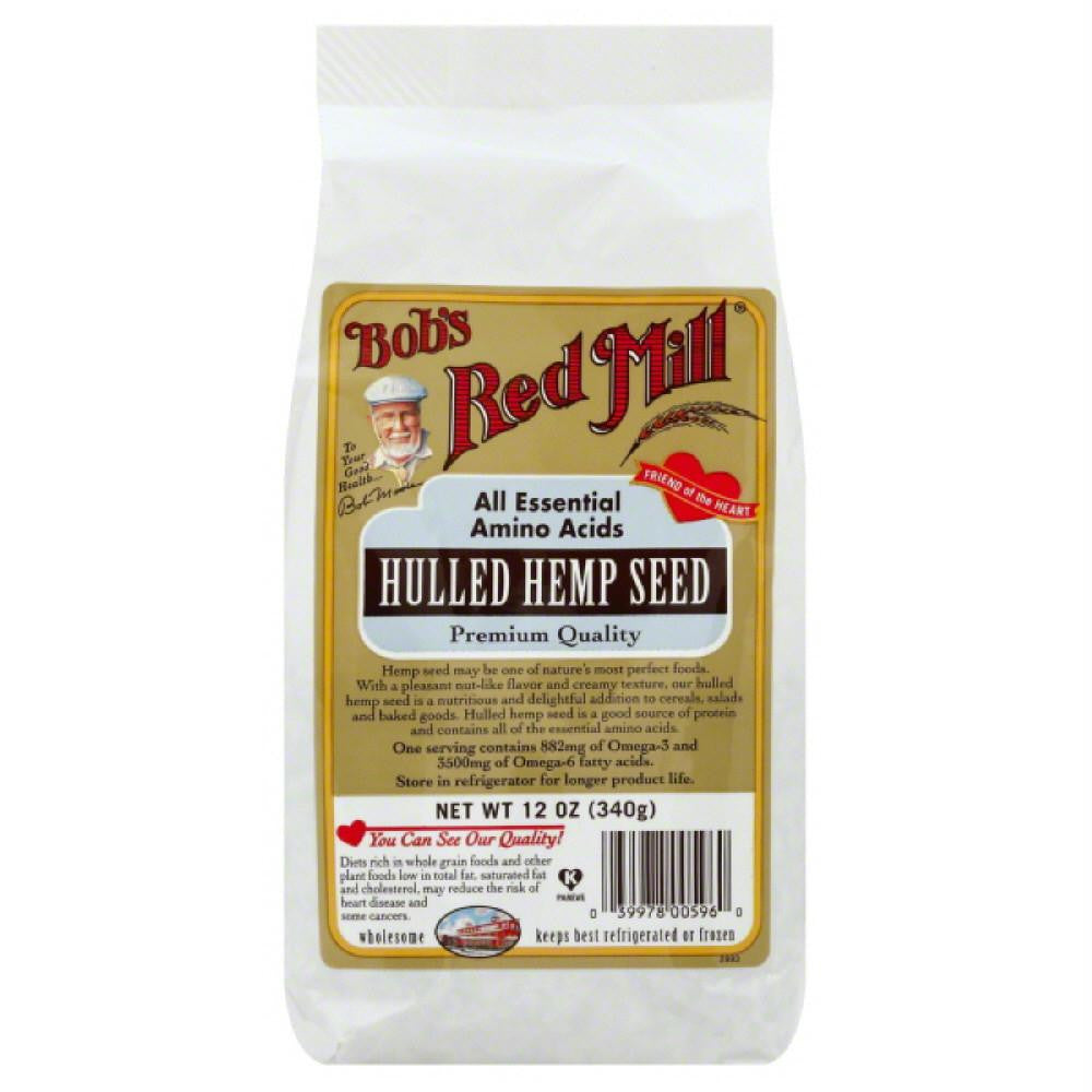 Bobs Red Mill Hulled Hemp Seed, 12 Oz (Pack of 4)