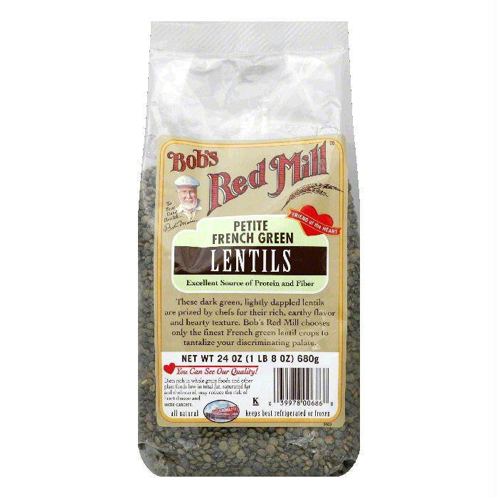 Bobs Red Mill Petite French Green Lentils, 24 Oz (Pack of 4)