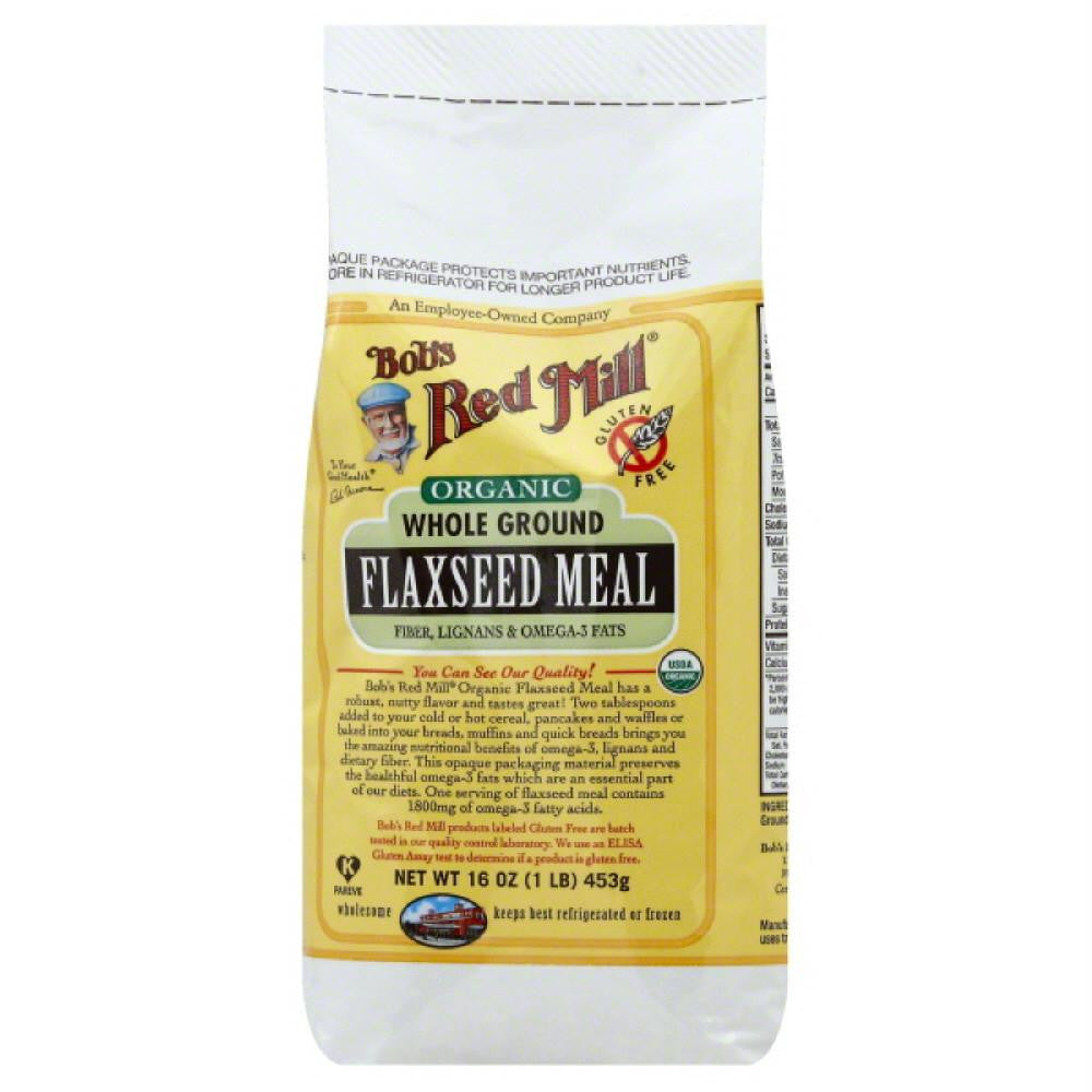 Bobs Red Mill Flaxseed Meal Whole Ground, 16 Oz (Pack of 4)